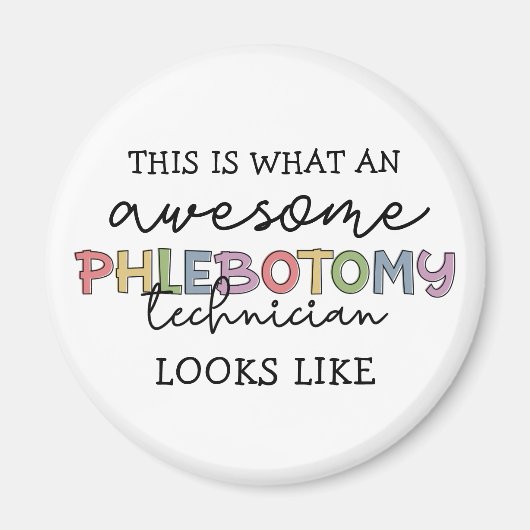 Funny Phlebotomy Technician phantastisch PBT Magnet (Vorne)