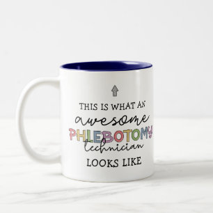 Funny Phlebotomy Technician phantastisch PBT Zweifarbige Tasse