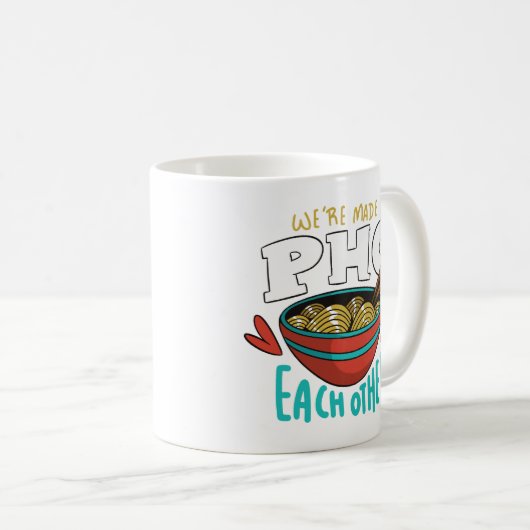 Funny Pho einander Kaffeetasse (VorderseiteRechts)
