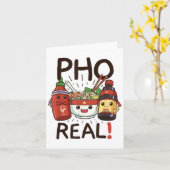 Funny Pho Threads Co Fun Vietnamese Pho Noodle So Karte (Gelbe Blume)