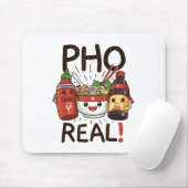 Funny Pho Threads Co Fun Vietnamese Pho Noodle So Mousepad (Mit Mouse)