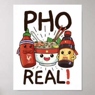 Funny Pho Threads Co Fun Vietnamese Pho Noodle So Poster