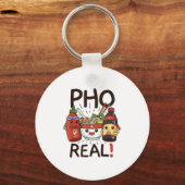 Funny Pho Threads Co Fun Vietnamese Pho Noodle So Schlüsselanhänger (Vorderseite)