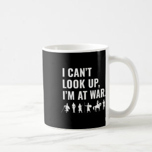 Funny Phone Gamer, ich kann im Krieg nicht nachseh Kaffeetasse