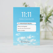 Funny Phone Lock Bildschirm Save the Date (Stehend Vorderseite)