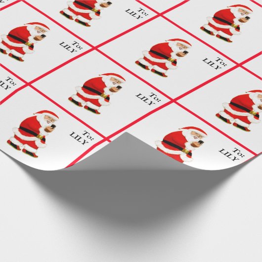 Funny Phone Selfie Geschenkpapier (Ecke)