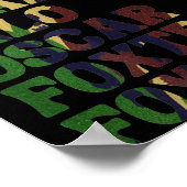 Funny Phonetic Alphabet Nato Military Lice Army Ta Poster (Ecke)