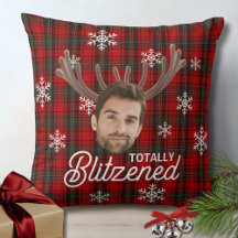 Funny Photo Face Blitzened Christmas Custom Gift