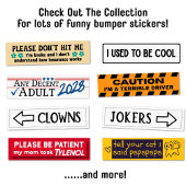 Funny Phrase Cat Joke Pspsps Driving Humor Autoaufkleber