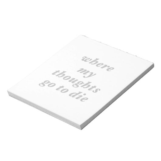 Funny Phrase Notizblock (Rotiert)