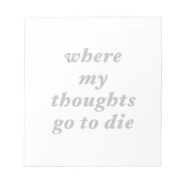 Funny Phrase Notizblock