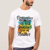 Funny Phrase T-Shirt (Vorderseite)