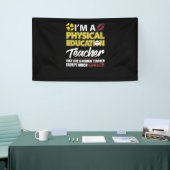 Funny Physical Bildung PE Lehrer Bewertung D Banner (Messeveranstaltung)