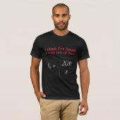 Funny Physical Joke Escape Velocity Gravity Scienc T-Shirt (Vorne ganz)
