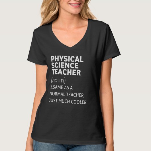 Funny Physical Science Teacher T-Shirt (Vorderseite)