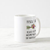 Funny Physical Therapist Vielen Dank Kaffeetasse (VorderseiteRechts)