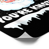 Funny Physical Therapist Weihnachts PT Therapist X Poster (Ecke)