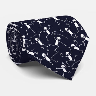 Funny Physical Therapy Dark Blue PT Krawatte
