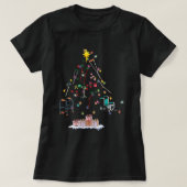 Funny Physical Therapy Weihnachtsbaum für PT Thera T-Shirt (Design vorne)