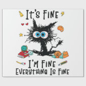 Funny Physical Velociraptor Distance Raptor über T Geschenkpapier (Flach)