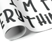 Funny Physical Velociraptor Distance Raptor über T Geschenkpapier (Rolleneckpunkt)