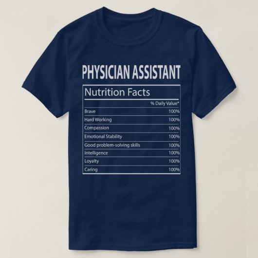 Funny Physician Assistant Nutrition Erntedank C T-Shirt (Design vorne)