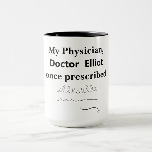 Funny Physician Coffee Tasse (Zentrum)