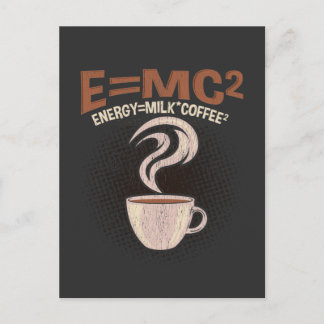 Funny Physicist Coffee Spaß Science süchtig Postkarte