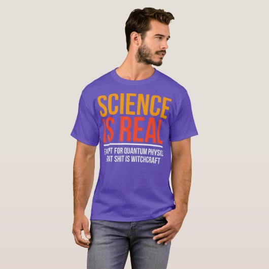 Funny Physicist Geschenk Quantenphysik Hexenkraft T-Shirt (Vorne ganz)