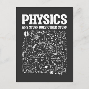 Funny Physicists Lehrer Physik Postkarte