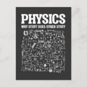 Funny Physicists Lehrer Physik Postkarte (Vorderseite)