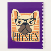 Funny PHYSICS Französisch Bulldog Science Teacher Planer (Rückseite)