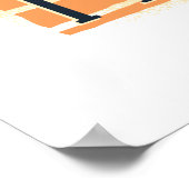 Funny PHYSICS Französisch Bulldog Science Teacher Poster (Ecke)