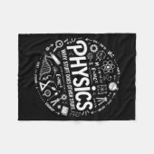 Funny Physics Nerd Science Humor Stem Quote  Fleecedecke (Vorderseite (Horizontal))