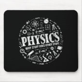 Funny Physics Quote For Science Lovers And Stem St Mousepad (Vorne)