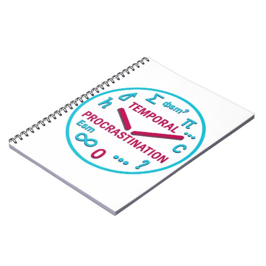 Funny Physics Spiral Notebook Notizblock (Linke Seite)