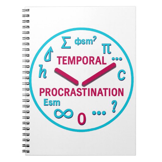 Funny Physics Spiral Notebook Notizblock (Vorderseite)