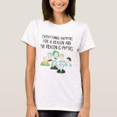 Funny physics teacher slogan t-shirt (Vorderseite)
