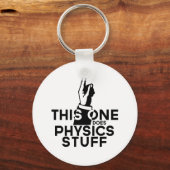 Funny Physics - Vintage This One Does Physics Schlüsselanhänger (Vorderseite)