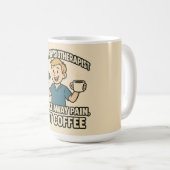 Funny Physiotherapeut Coffee Lover Design Kaffeetasse (VorderseiteRechts)