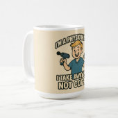 Funny Physiotherapeut Coffee Lover Design Kaffeetasse (Vorderseite Links)