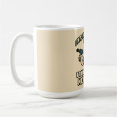 Funny Physiotherapeut Coffee Lover Design Kaffeetasse (Links)