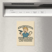 Funny Physiotherapeut Coffee Lover Design Magnet (In Situ (Geschirrspüler))