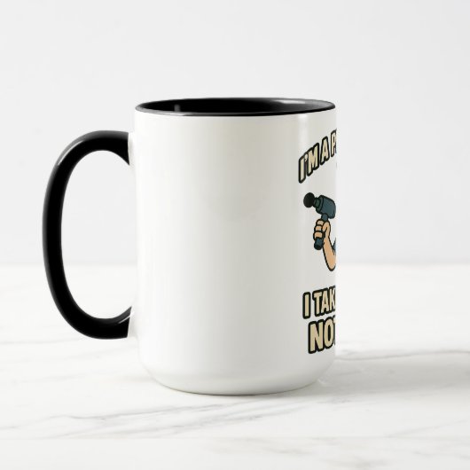 Funny Physiotherapeut Coffee Lover Design Tasse (Links)