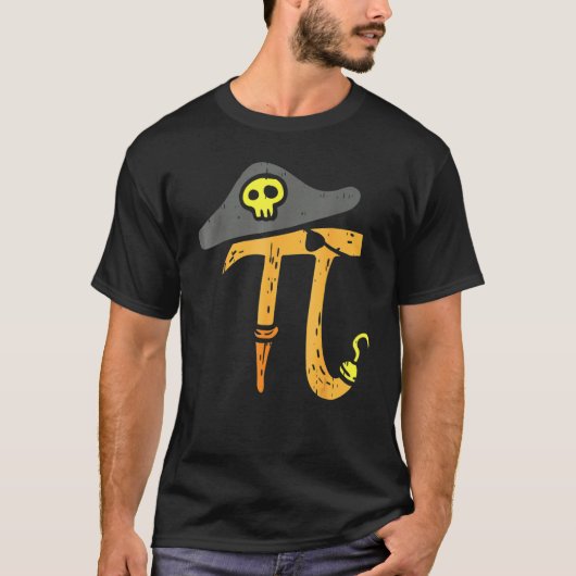 Funny Pi Day 2022 Rate Pirate Liebhaber Math Geek  T-Shirt (Vorderseite)