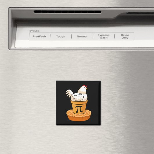 Funny Pi Day - Chicken Pot Pie - Mathematik Magnet (In Situ (Geschirrspüler))