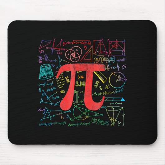 Funny Pi Day Math Equation Math Teacher Student Ge Mousepad (Vorne)