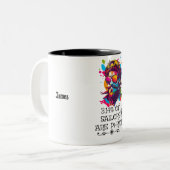 Funny Pi Day Math Geek Nerd Sailor Pirate Zweifarbige Tasse (Vorderseite Links)