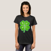 Funny Pi Day Math Patricks Day Kleeblatt Grün T-Shirt (Vorne ganz)