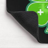 Funny Pi Day Math Patricks Day Luck Shamrock Green Mousepad (Ecke)